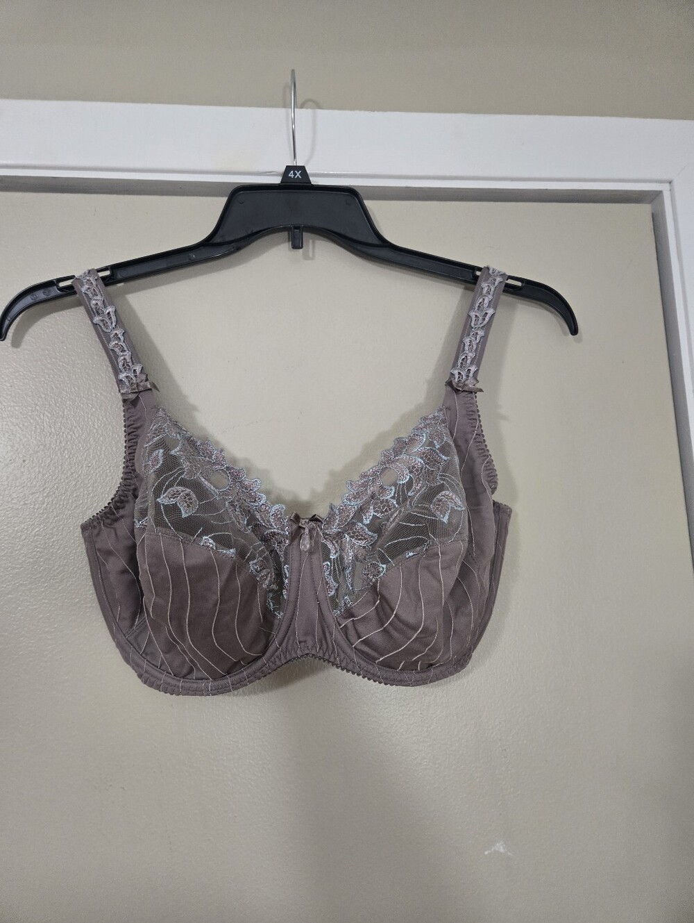 Prima Donna Deauville Embroidered Lace Bra in Smokey Sand US 34E/F NWT - Picture 2 of 8